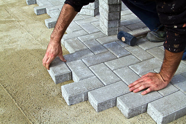 Permeable Paver Driveway in Kenly, NC